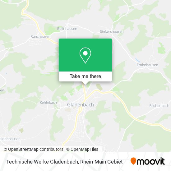 Technische Werke Gladenbach map