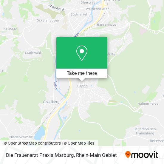 Die Frauenarzt Praxis Marburg map