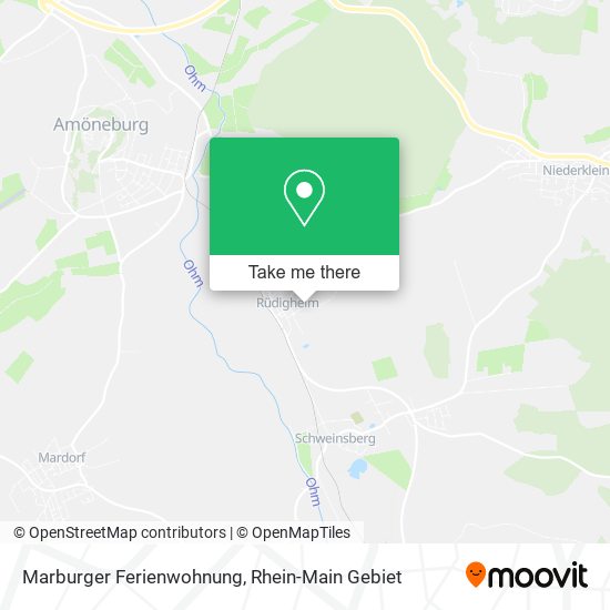 Marburger Ferienwohnung map