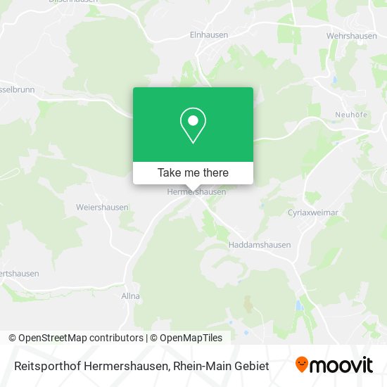 Карта Reitsporthof Hermershausen