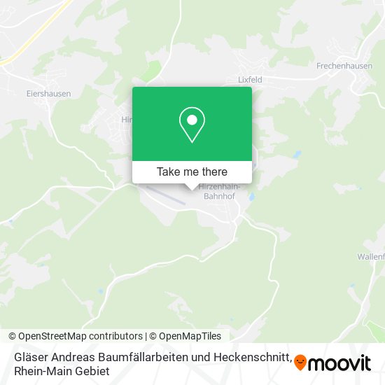 Gläser Andreas Baumfällarbeiten und Heckenschnitt map