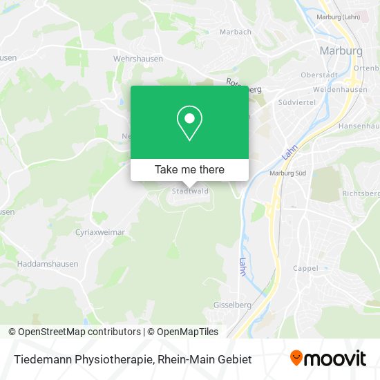 Tiedemann Physiotherapie map