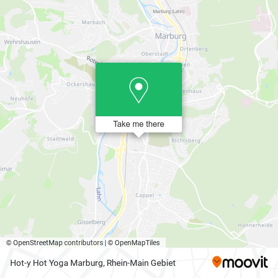 Hot-y Hot Yoga Marburg map