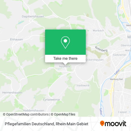 Pflegefamilien Deutschland map