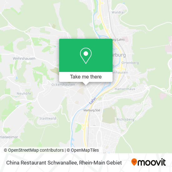 China Restaurant Schwanallee map