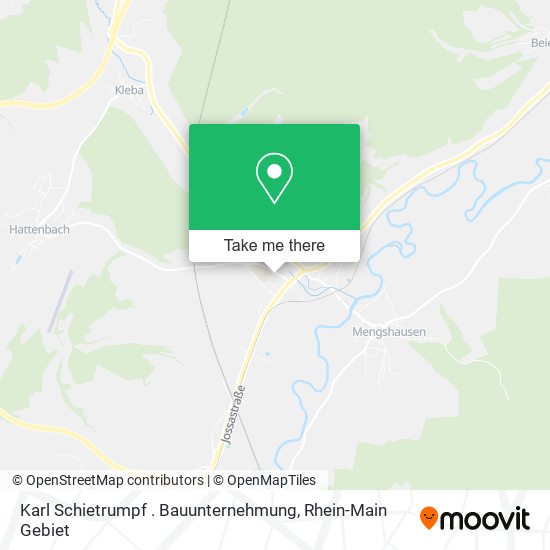 Karl Schietrumpf . Bauunternehmung map