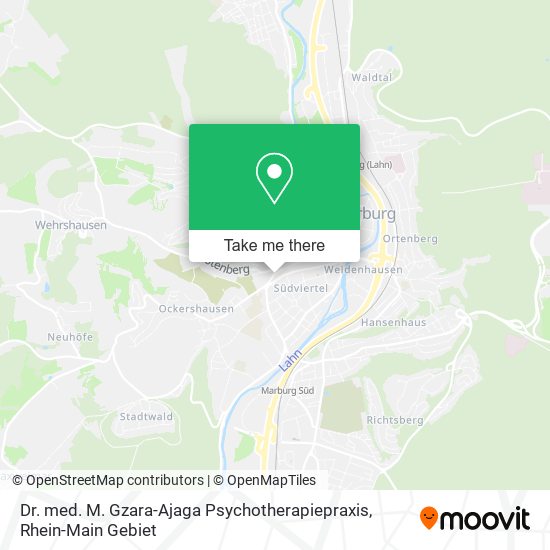 Dr. med. M. Gzara-Ajaga Psychotherapiepraxis map