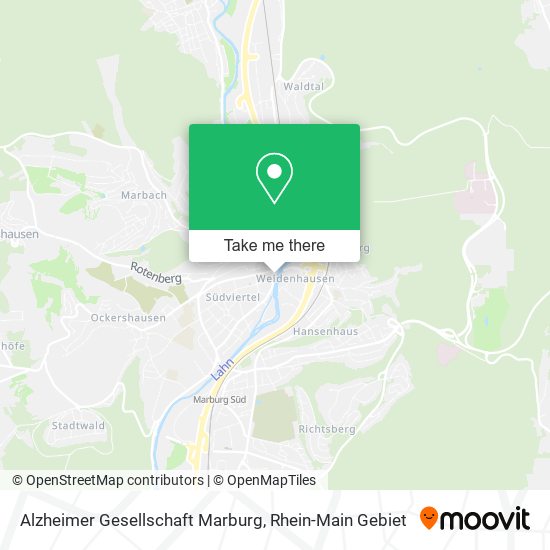 Alzheimer Gesellschaft Marburg map