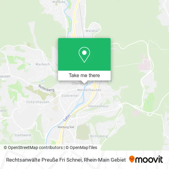 Карта Rechtsanwälte Preuße Fri Schnei