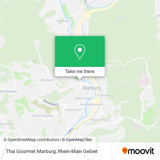 Thai Gourmet Marburg map