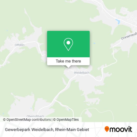 Gewerbepark Weidelbach map