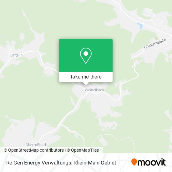 Re Gen Energy Verwaltungs map