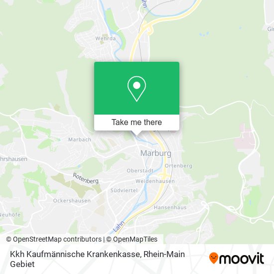 Kkh Kaufmännische Krankenkasse map