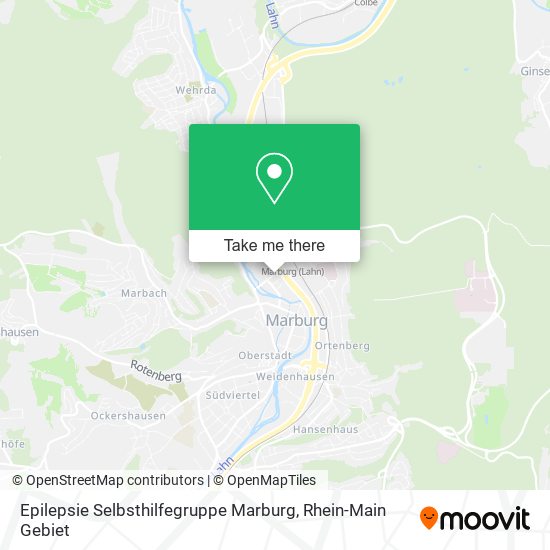 Карта Epilepsie Selbsthilfegruppe Marburg