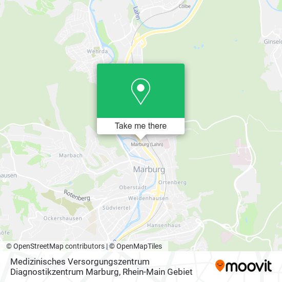 Medizinisches Versorgungszentrum Diagnostikzentrum Marburg map