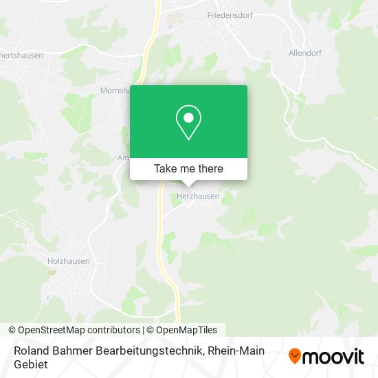 Roland Bahmer Bearbeitungstechnik map