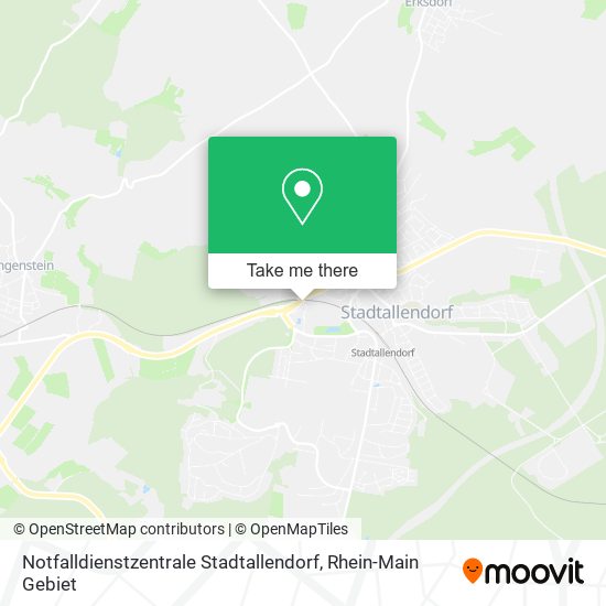 Notfalldienstzentrale Stadtallendorf map