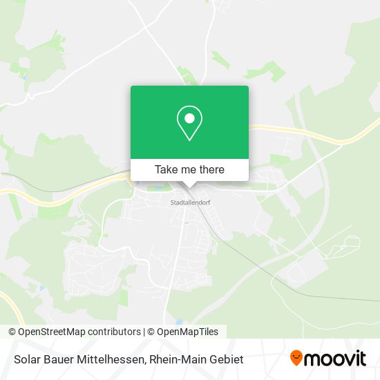 Solar Bauer Mittelhessen map