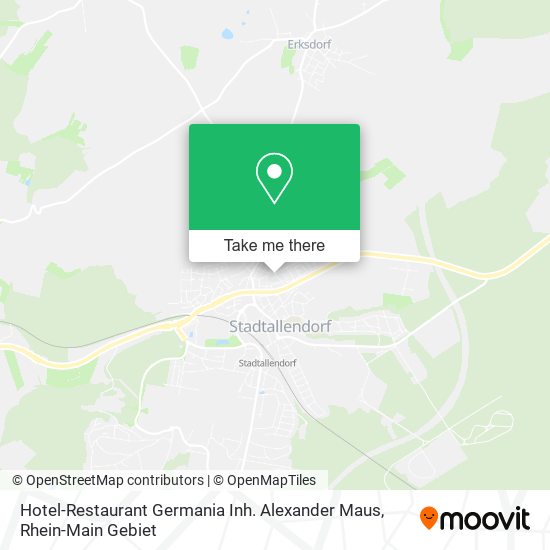 Карта Hotel-Restaurant Germania Inh. Alexander Maus