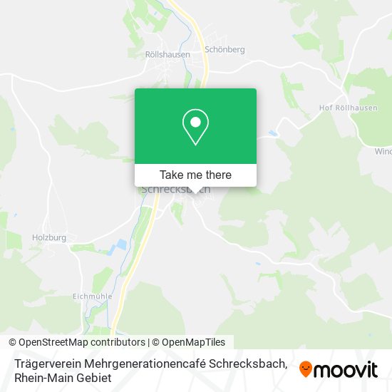 Карта Trägerverein Mehrgenerationencafé Schrecksbach