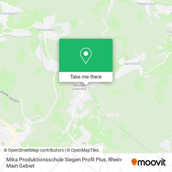 Mika Produktionsschule Siegen Profil Plus map