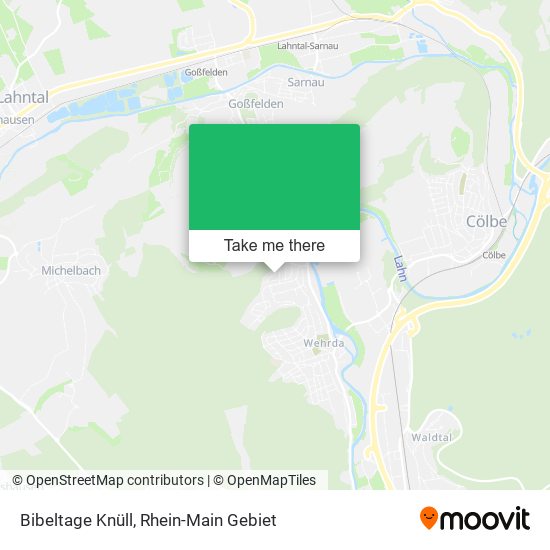 Bibeltage Knüll map