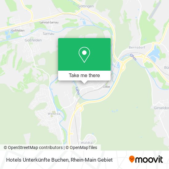 Hotels Unterkünfte Buchen map