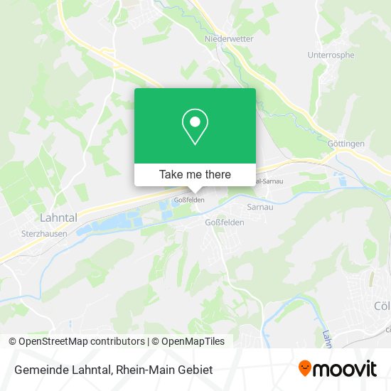 Gemeinde Lahntal map