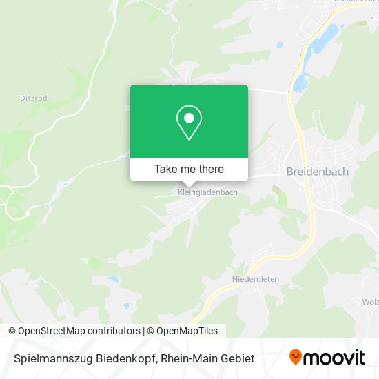 Spielmannszug Biedenkopf map