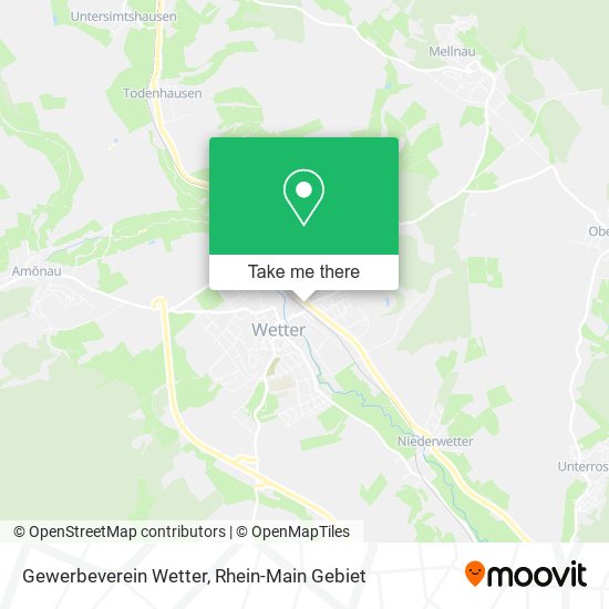 Gewerbeverein Wetter map