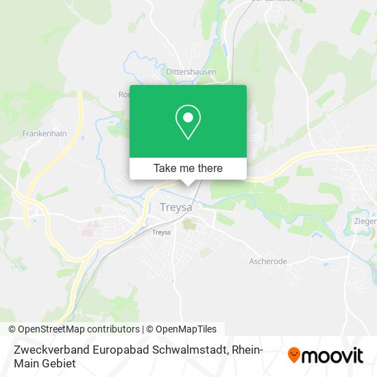 Карта Zweckverband Europabad Schwalmstadt