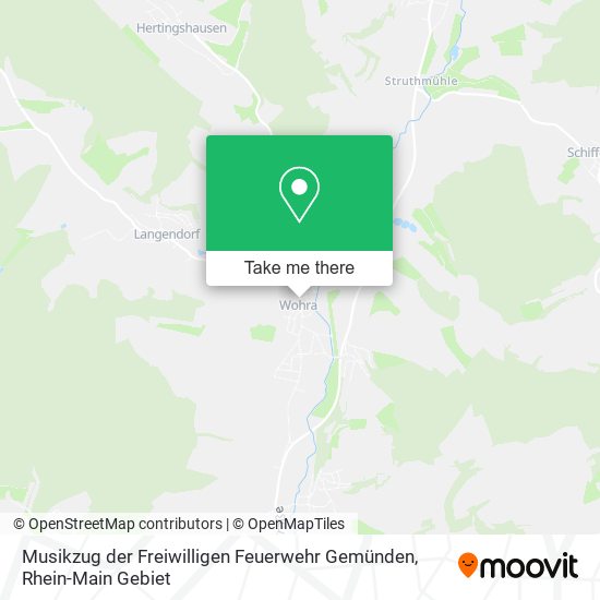 Карта Musikzug der Freiwilligen Feuerwehr Gemünden