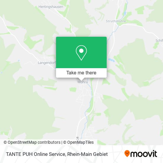 TANTE PUH Online Service map