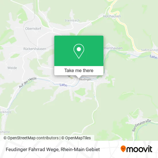 Карта Feudinger Fahrrad Wege