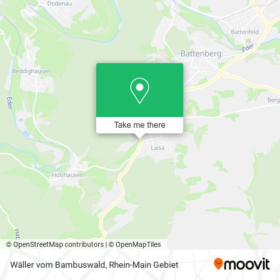 Wäller vom Bambuswald map