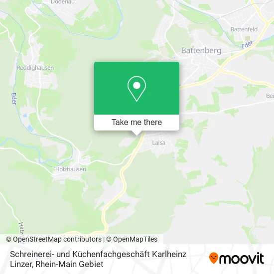 Карта Schreinerei- und Küchenfachgeschäft Karlheinz Linzer