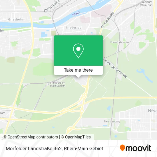 Карта Mörfelder Landstraße 362