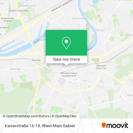 Карта Kaiserstraße 16-18