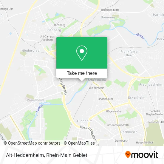 Карта Alt-Heddernheim