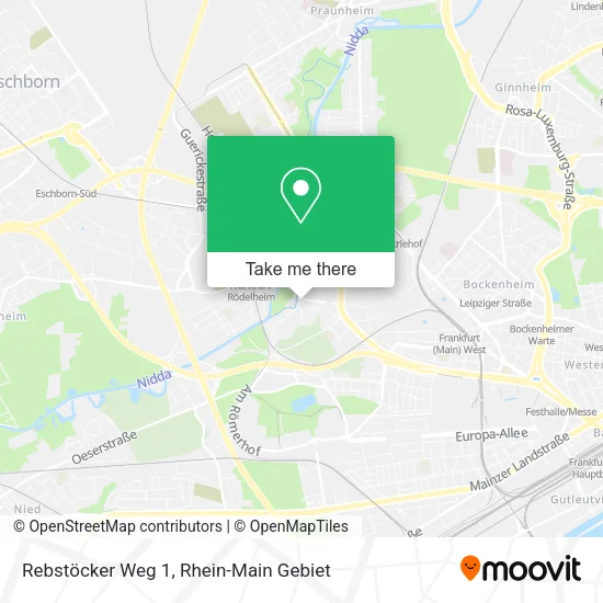 Карта Rebstöcker Weg 1