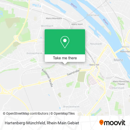 Карта Hartenberg-Münchfeld