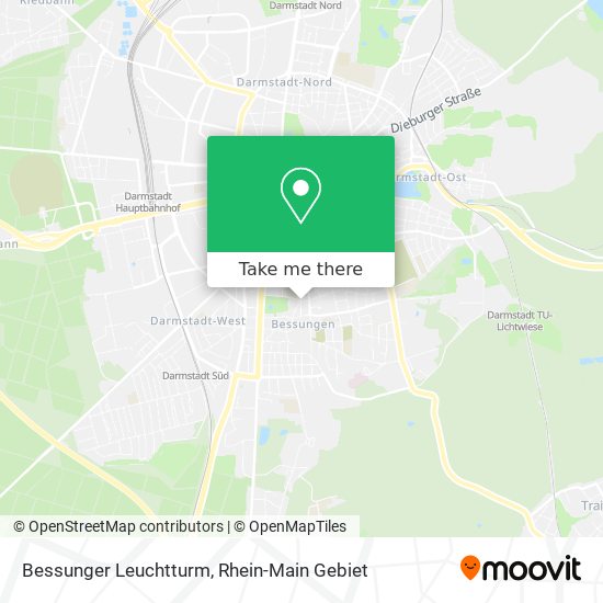 Карта Bessunger Leuchtturm