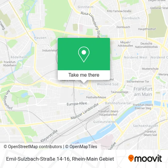 Карта Emil-Sulzbach-Straße 14-16