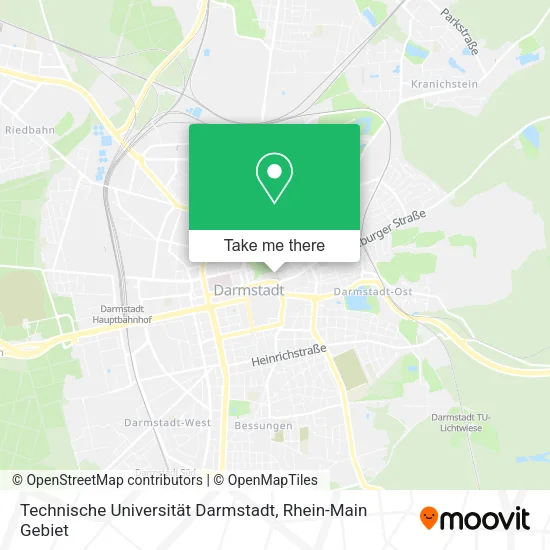 Карта Technische Universität Darmstadt