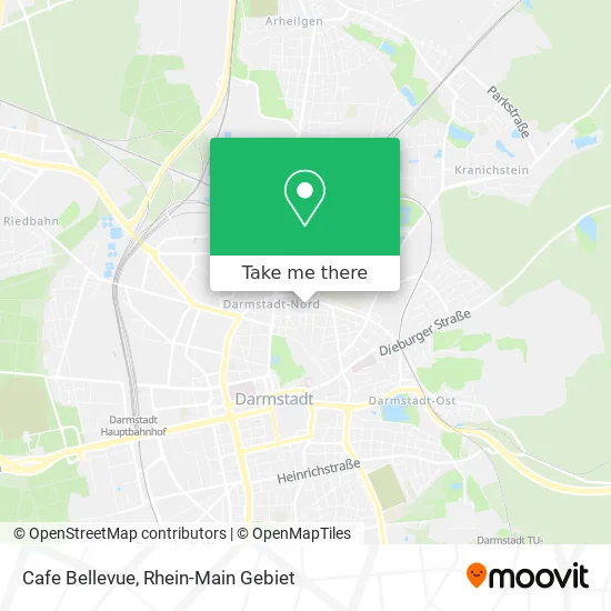 Карта Cafe Bellevue