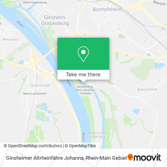 Ginsheimer Altrheinfähre Johanna map