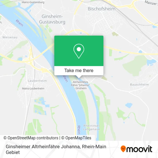Карта Ginsheimer Altrheinfähre Johanna