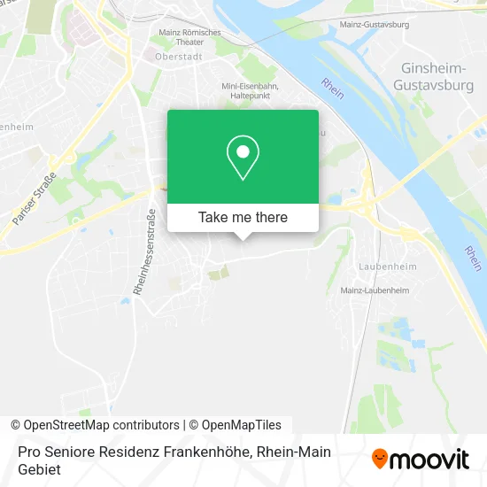 Карта Pro Seniore Residenz Frankenhöhe