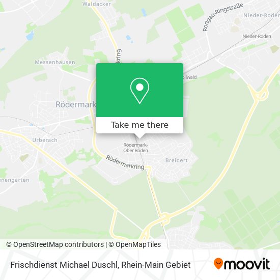 Frischdienst Michael Duschl map