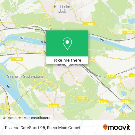 Pizzeria CafeSport 95 map